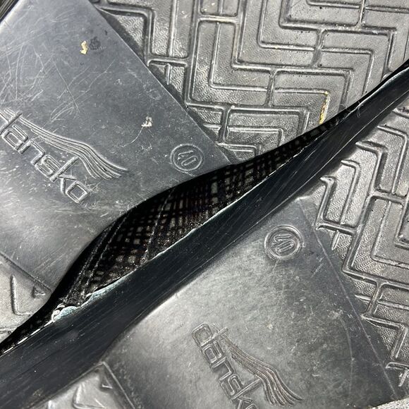 Dansko Patent Leather Professional Clogs Mules Shoes EU 40 Size 9.5 10 - Picture 8 of 9